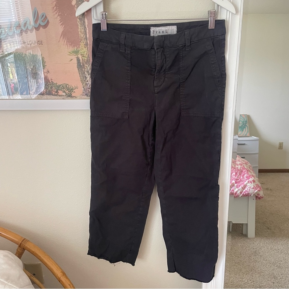 Frank & Eileen Blackstone The Italian Peach Twill Utility Pants in Size 4 - Picture 5 of 9
